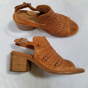 Rag & Bone Wyatt leather slingback sandal w/ heel